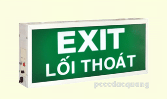 đèn exit loi thoat nan